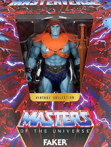MASTERS OF THE UNIVERSE MASTERVERSE VINTAGE COLLECTION ACTION FIGURE FAKER 18 CM